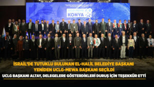 “İSRAİL’DE TUTUKLU EL-HALİL BELEDİYE BAŞKANI TAYSEER ABU SNEİNEH, UCLG-MEWA BAŞKANLIĞINA YENİDEN SEÇİLDİ”