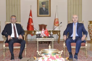 KKTC Cumhurbaşkanı Erhürman’dan TBMM Ziyareti